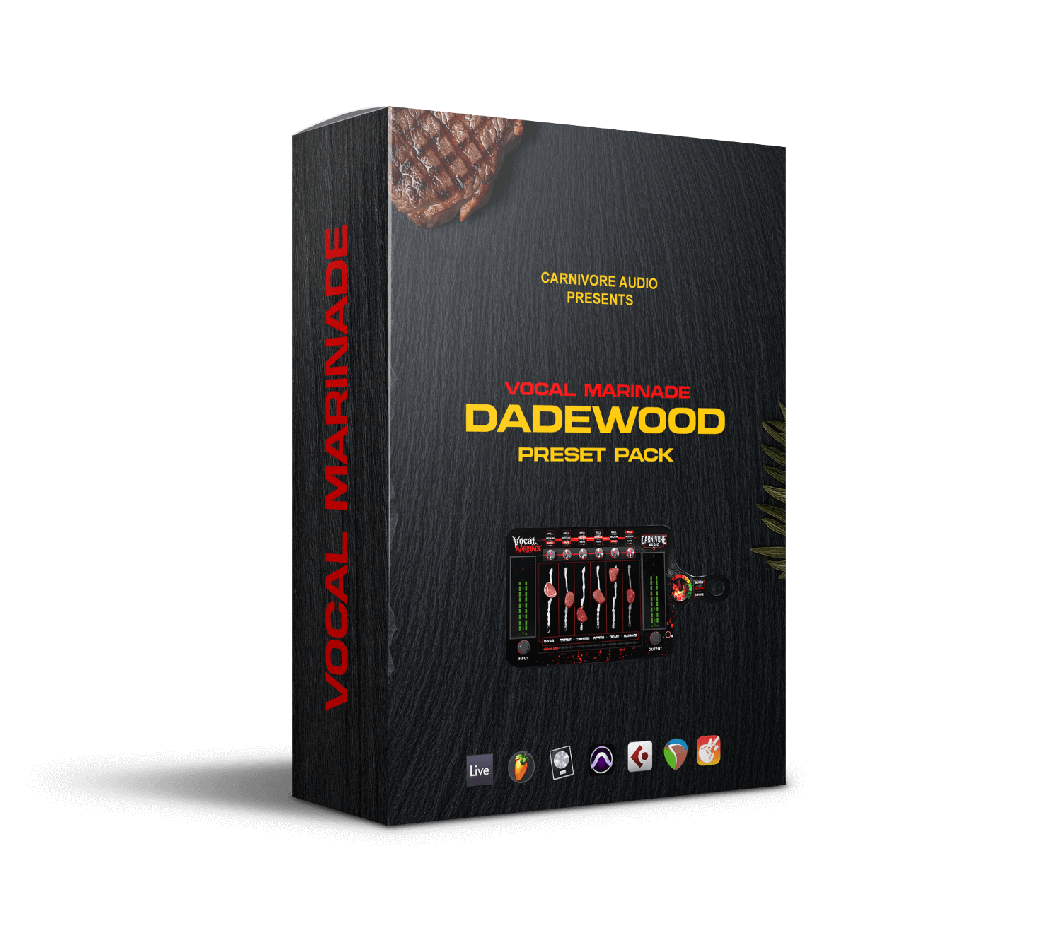 Carnivore Audio vocal preset collection, DADEWOOD, developed for music producers – instant pro sound presets for Vocal Marinade