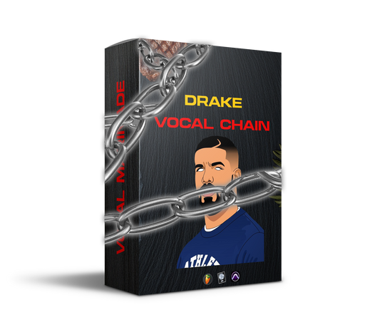 Drake Vocal Chain Preset by Carnivore Audio, featuring iconic chain design, compatible with FL Studio, Logic Pro X, and Pro Tools.